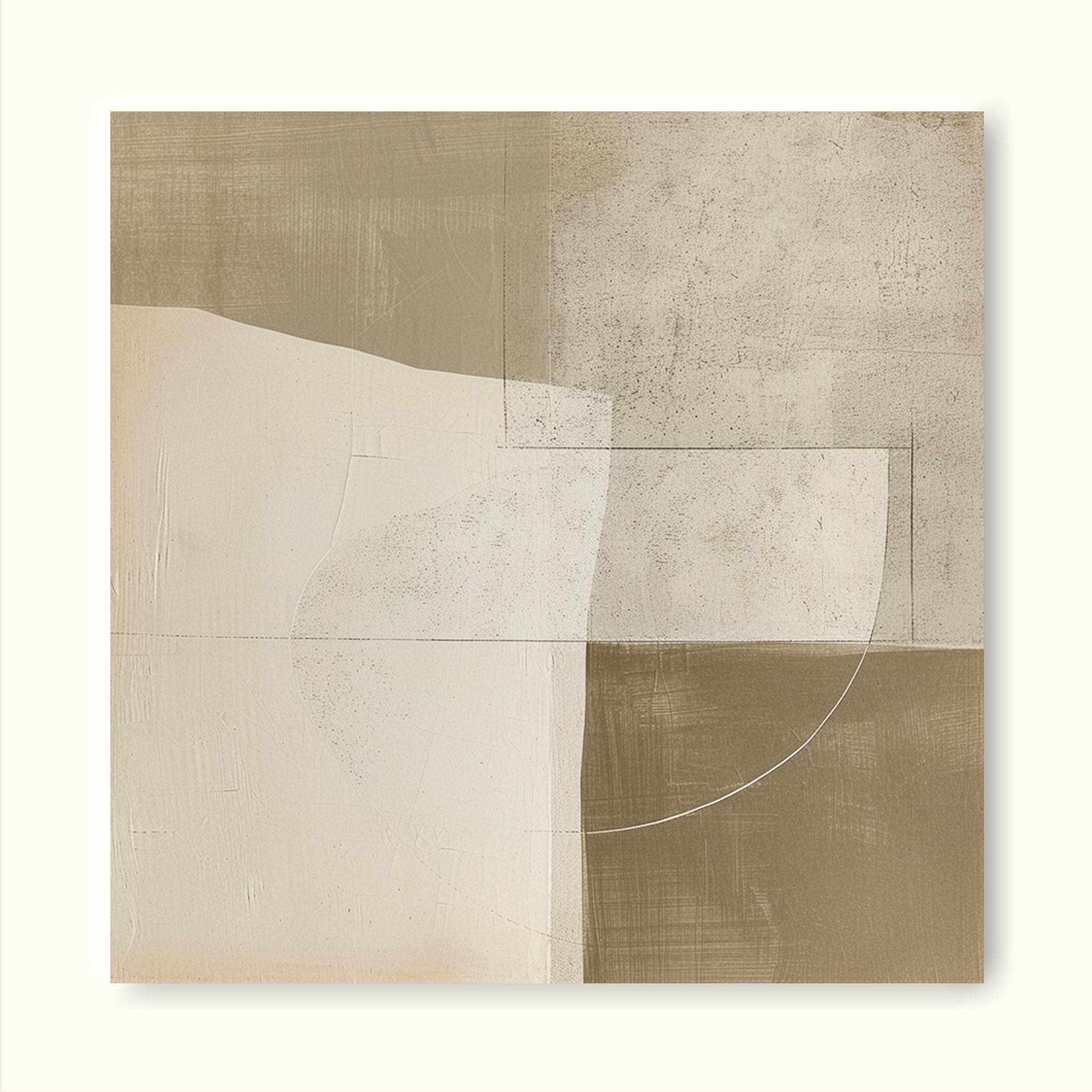 Original Beige Minimalist Art Neutral Beige Wabi Sabi Wall Art Beige Painting On Canvas