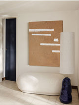 textured minimalist line art painting acrylic simplistic art for living room