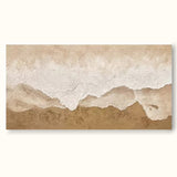 Large texture minimalist landscape painting Framed minimalist living room wall art