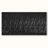 Extra large black and white modern minimal line art oversized contemporary minimalist art simplistic art