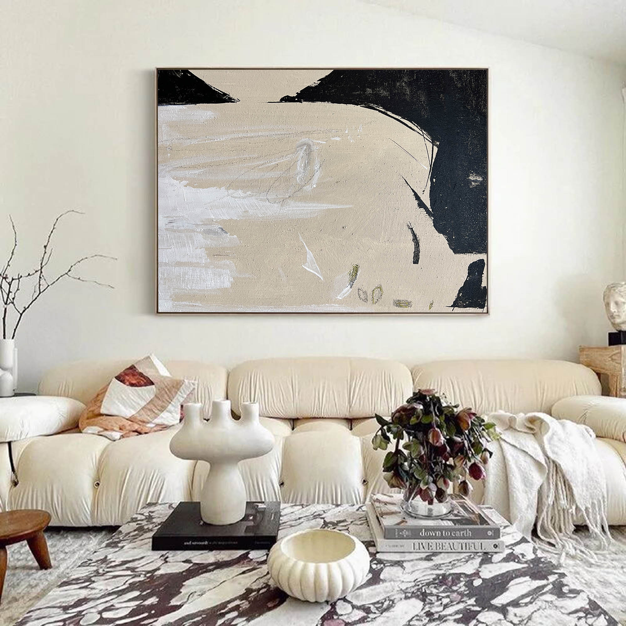 Minimalist Landscape Painting Simplistic Paintings Modern Minimalist ...