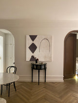 vintage minimalist art geometric minimalist abstract art for living room