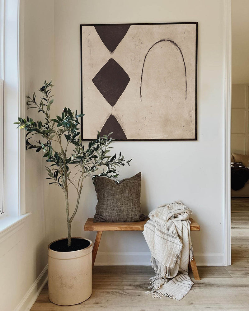 vintage minimalist art geometric minimalist abstract art for living room