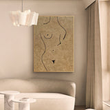 minimalist body painting minimal female line art minimalist woman nude line art for livingroom