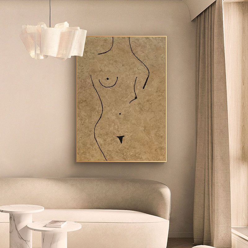 minimalist body painting minimal female line art minimalist woman nude line art for livingroom