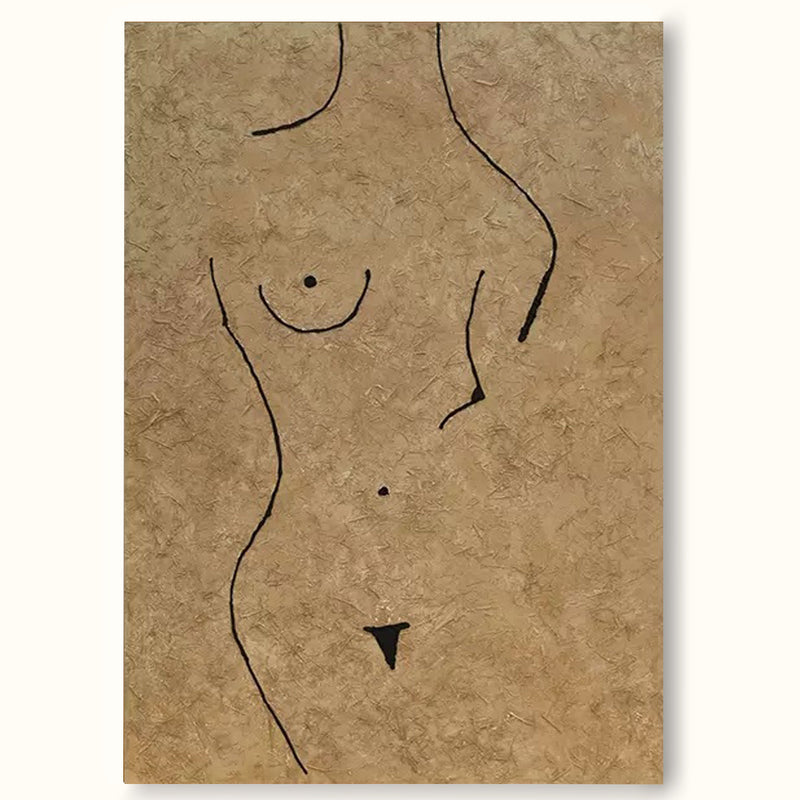 minimalist body painting minimal female line art minimalist woman nude line art for livingroom