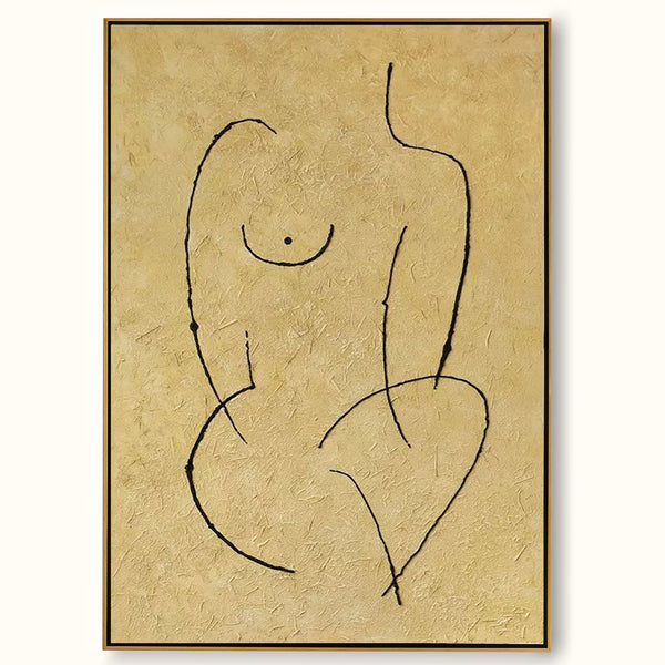 woman minimalist line art minimal nude art minimalist art woman body for bedroom