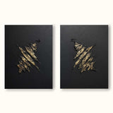black and gold texture minimal art textured minimal canvas painting minimalist abstract painting