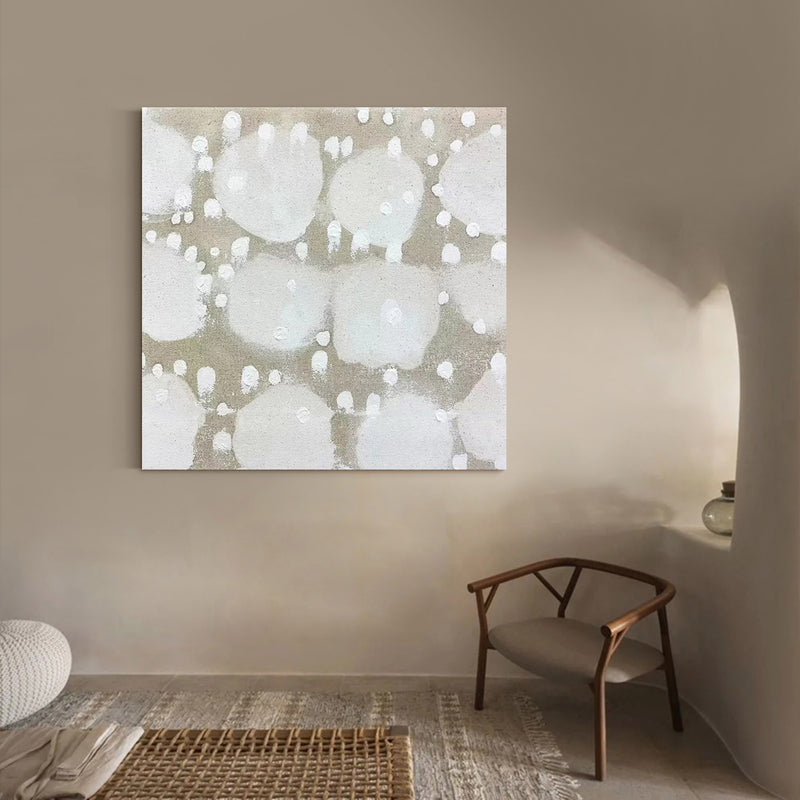 beige and white minimalism art painting framed modern minimalist abstract art for living room