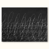 framed large minimalist line wall art black and white minimalist painting on canvas japanese minimalist painting 