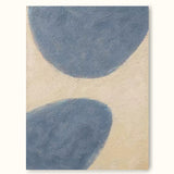 minimalist wall art canvas blue and white minimalist painting for living room