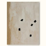 abstract minimal painting acrylic black and beige minimalist canvas art contemporary minimalist art