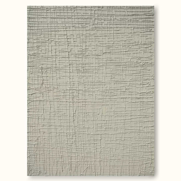 Textured minimalist white painting modern minimalist line art minimal painting for wall
