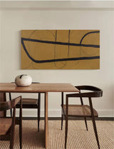 Extra large minimal line art large minimalist wall art minimalist artwork simplistic art