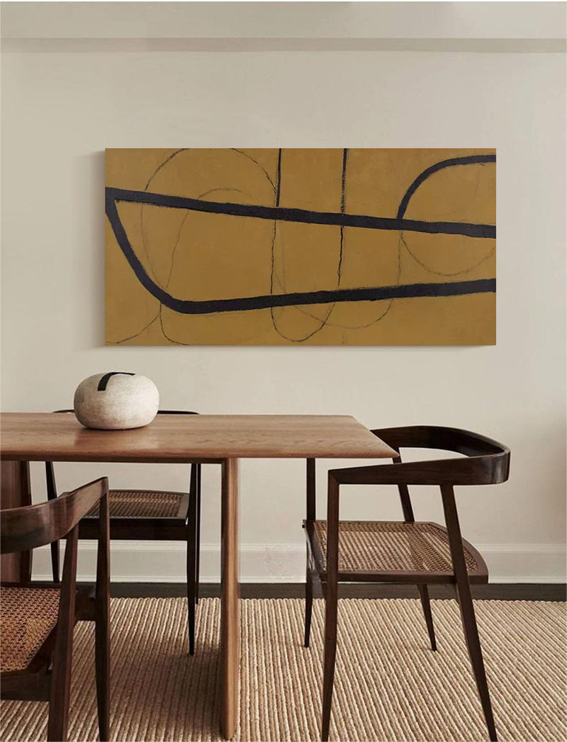 Extra large minimal line art large minimalist wall art minimalist artwork simplistic art