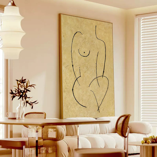 woman minimalist line art minimal nude art minimalist art woman body for bedroom