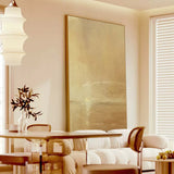 minimalist sunset acrylic painting minimalist artwork minimalist landscape art for living room