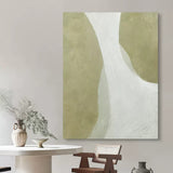 green modern minimalist painting acrylic large minimalist wall art framed large minimalist wall art