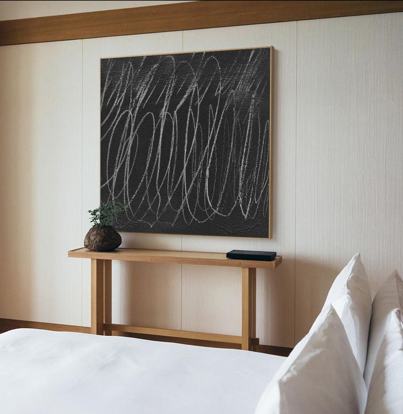 black and white minimalist wall art cool minimalist paintings japanese minimalist linepainting acrylic