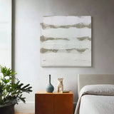 large minimalist white painting modern minimalist wall art neutral minimalist art framed