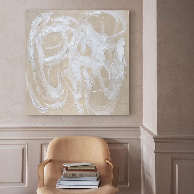 modern minimalist painting beige white minimalist texture art minimalist japanese painting