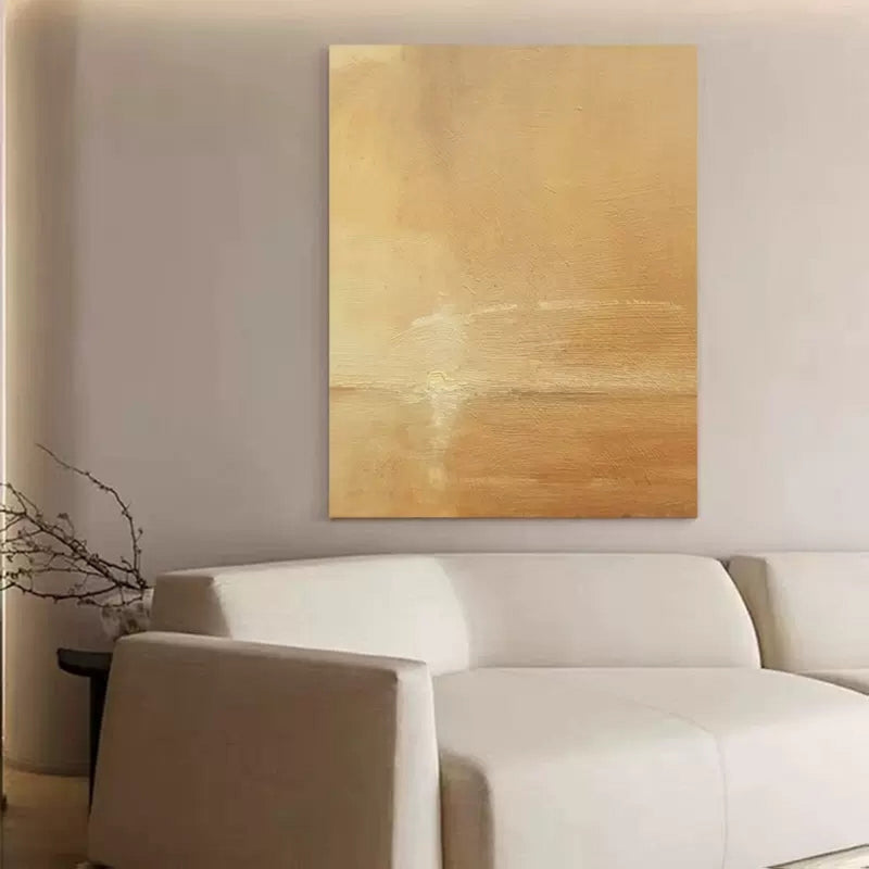 minimalist sunset acrylic painting minimalist artwork minimalist landscape art for living room