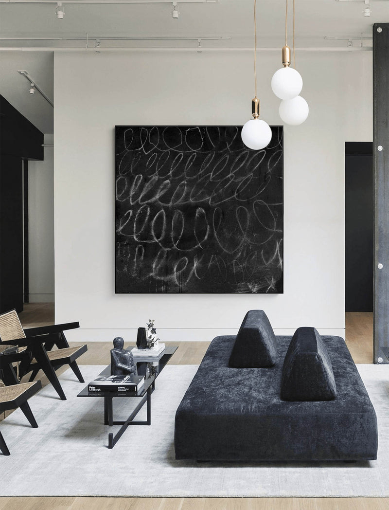 black and white minimalist art large minimalist line art contemporary minimalist painting