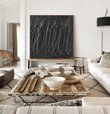 black and white minimalist wall art cool minimalist paintings japanese minimalist linepainting acrylic
