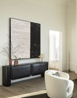 black and white minimalist painting texture abstract minimalist art for living room