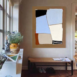 framed large minimalist geometric wall art minimal art painting contemporary minimalist art 