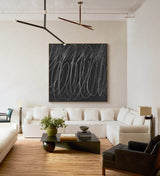 black and white minimalist wall art cool minimalist paintings japanese minimalist linepainting acrylic