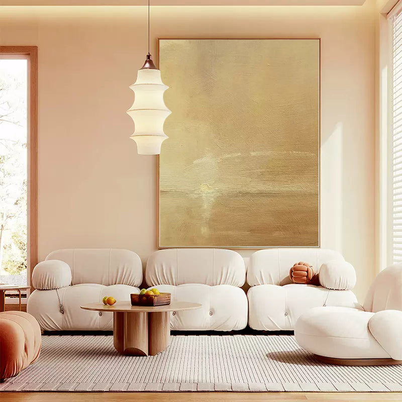 minimalist sunset acrylic painting minimalist artwork minimalist landscape art for living room