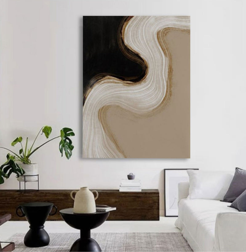 minimal painting for wall vertical minimalist art work for living room wall 