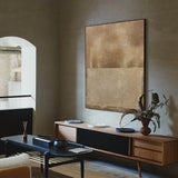 brown textured minimal art painting framed minimal art painting contemporary minimalist painting acrylic 
