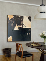 square minimalist modern abstract art contemporary minimalist painting framed minimalist wall art