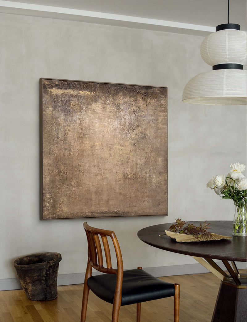 square large modern textured minimalist abstract wall art contemporary minimalist painting