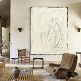 black and white minimalist painting framed large black and white abstract minimalist line canvas art