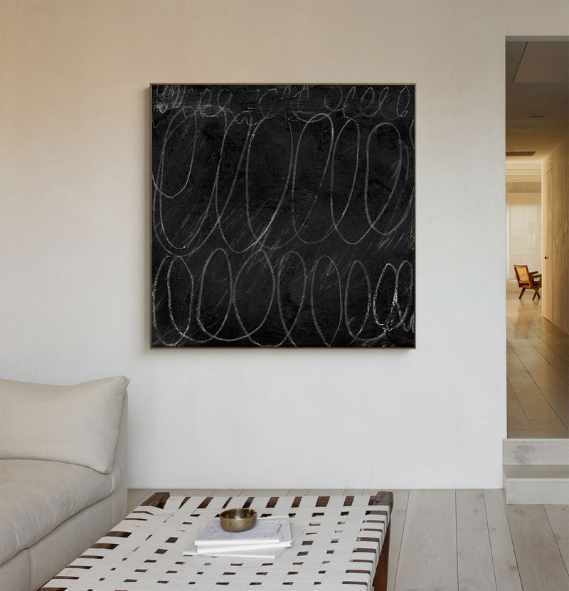 modern minimalist line art black and white minimalist painting contemporary minimalist art