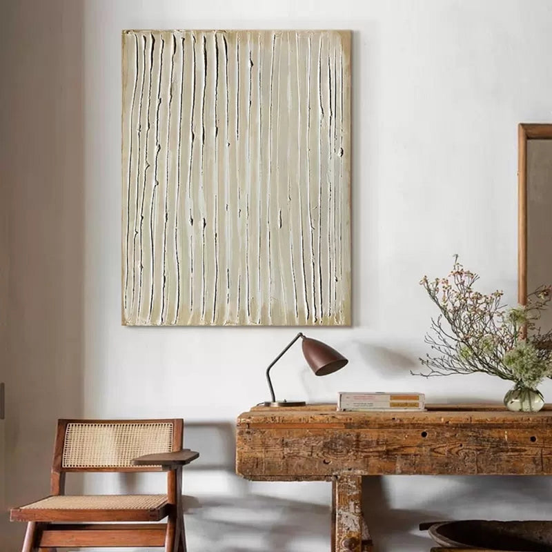 abstract minimalist line art framed oversized contemporary minimalist painting for livingroom