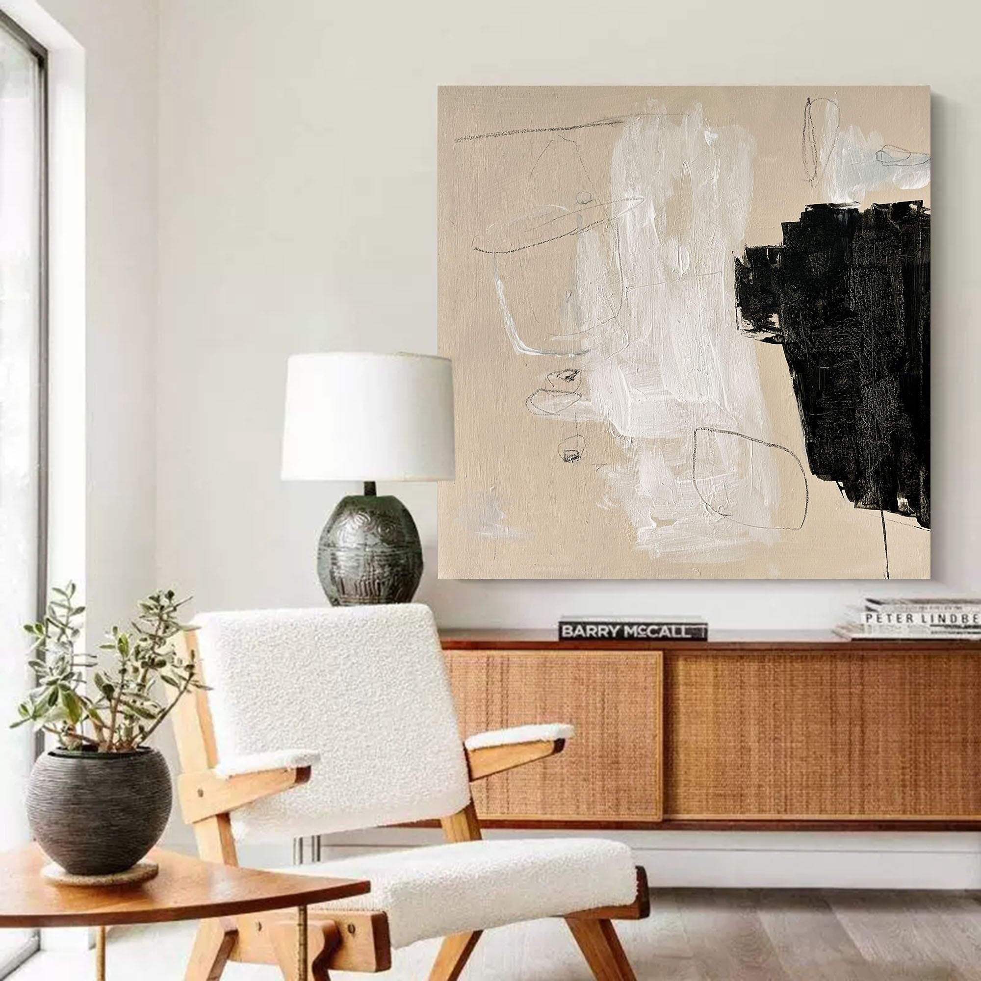 minimalist artwork Japanese minimalism art painting framed modern minimal painting for wall