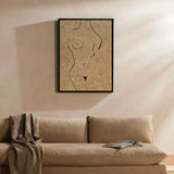 minimalist body painting minimal female line art minimalist woman nude line art for livingroom