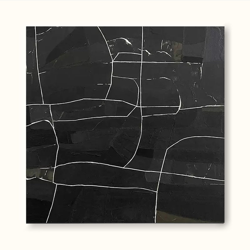 black and white minimalist art framed line minimalist painting black minimalist painting 