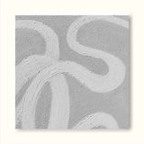 line art minimalist gray and white minimal painting for wall