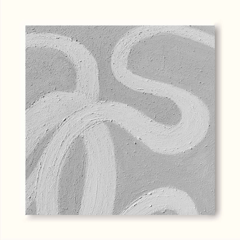 line art minimalist gray and white minimal painting for wall