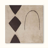 vintage minimalist art geometric minimalist abstract art for living room