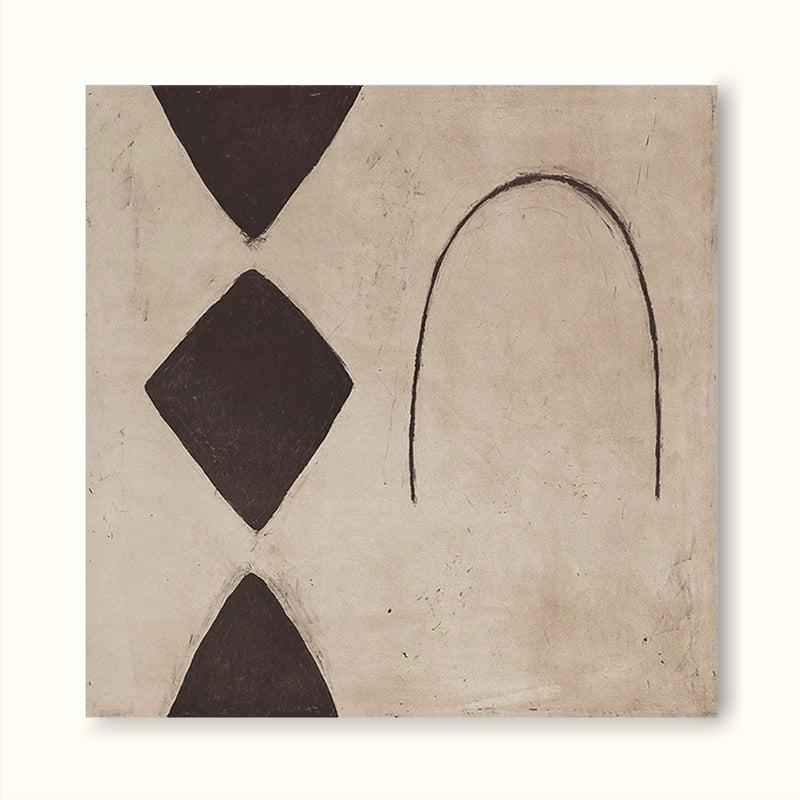 vintage minimalist art geometric minimalist abstract art for living room