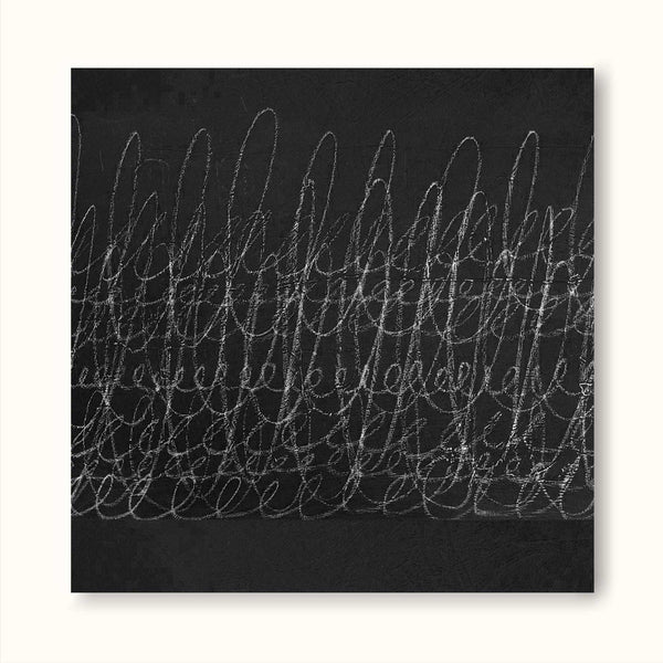 black and white minimalist painting acrylic abstract minimalist line art framed minimal art style