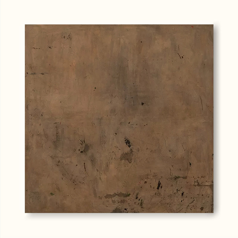 Brown Minimalist Abstract Art minimalist Japanese Painting Minimal Acrylic Painting