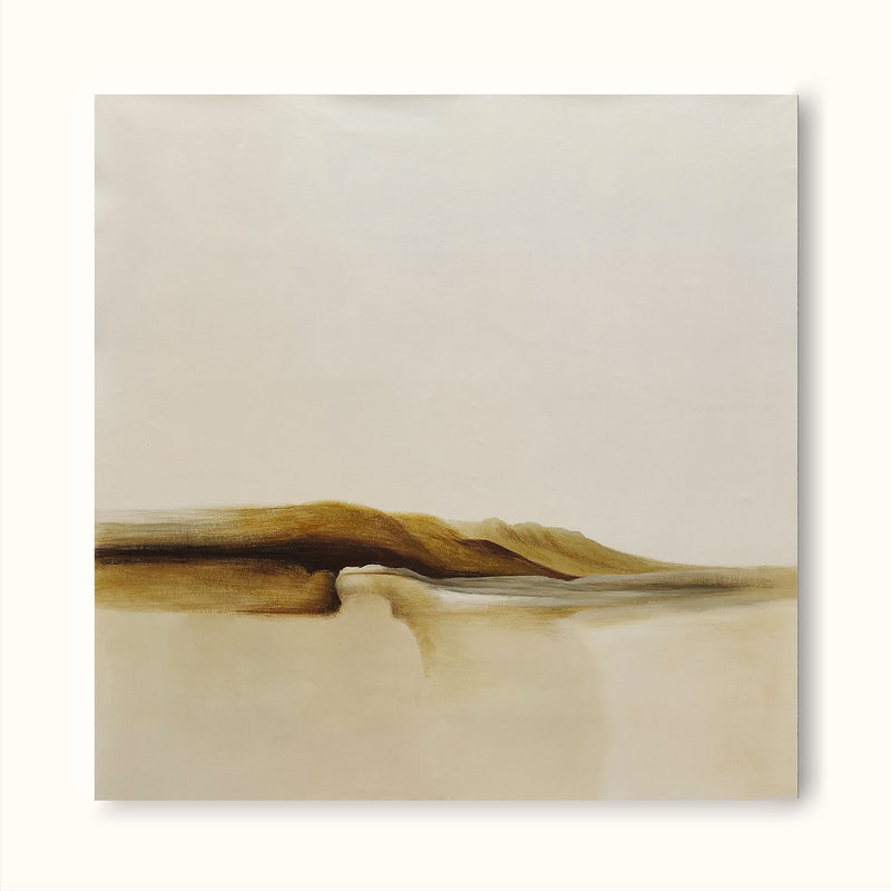 modern minimalist abstract landscape painting square minimal acrylic painting landscape
