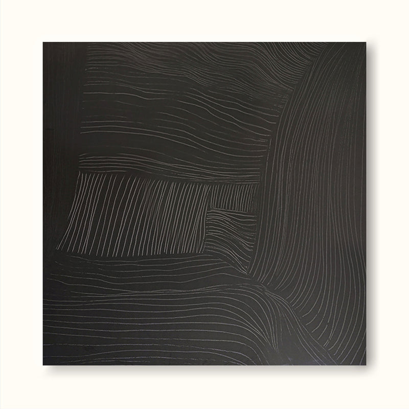 black and white minimalist line art abstract minimalist line painting acrylic large